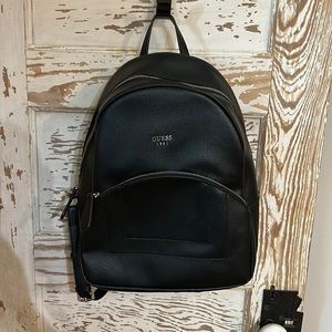 Guess Brand Black Backpack Purse